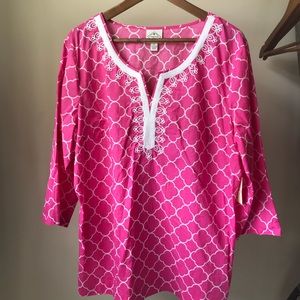 NWT St. John’s Bay Pink Tunic Size XL